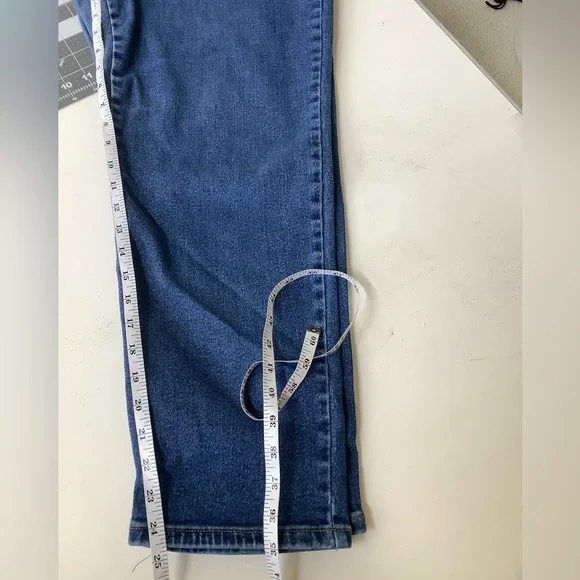 Ava & Viv Women's Straight Leg Jeans in Blue - Picture 7 of 9